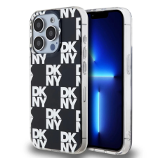 DKNY DKNY PC/TPU Checkered Pattern tok iPhone 14 Pro Max készülékhez fekete tok és táska