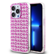 DKNY DKNY PC/TPU Repeat Pattern tok iPhone 15 Pro Max készülékhez rózsaszín tok és táska