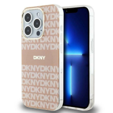 DKNY IML Mono & Stripe MagSafe-kompatibilis tok iPhone 13 Pro Max - rózsaszín tok és táska
