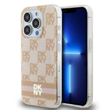 DKNY iPhone 13 Pro MagSafe Kockás IML mintázat Műanyag Telefon tok - Pink (DKHMP13LHCPTSP) tok és táska
