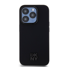 DKNY iPhone 14 Pro Max MagSafe PU Bőr Telefon tok - Fekete (DKHMP14XPSMCSLK) tok és táska