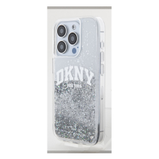 DKNY Liquid Glitter Arch Logo Apple Iphone 15 Pro tok, átlátszó tok és táska