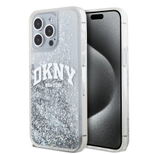 DKNY Liquid Glitter Arch Logo tok iPhone 15 Pro Max készülékhez átlátszó (900897) tok és táska