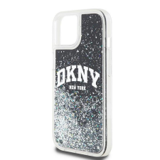 DKNY Liquid Glitter Big Logo tok iPhone 12 Pro/12 - fekete tok és táska