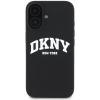 DKNY Liquid Silicone Arch Logo MagSafe iPhone 16 Black tok (DKHMP16SSNYACH)