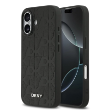DKNY PU Leather Grid Pattern Magsafe tok iPhone 17 készülékhez fekete (908504) tok és táska