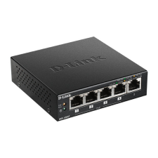 DLINK D-LINK Switch 5x1000Mbps (4xPOE+) Fémházas Asztali, DGS-1005P/E hub és switch