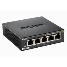 DLINK D-Link Switch 5x1000Mbps fémházas Desktop hub és switch