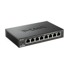 DLINK D-LINK Switch 8x100Mbps Fémházas Asztali, DES-108/E (DES-108/E) hub és switch