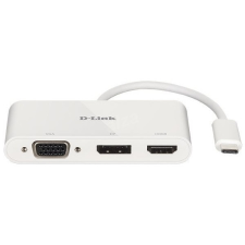 DLINK D-LINK USB-C HUB 1xHDMI + 1xVGA + 1xDP, DUB-V310 laptop kellék