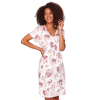 DN Nightwear Astrid női hálóing, fehér, virágos S