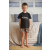 DN Nightwear Best gyerekpizsama, fekete, felirattal 146/152