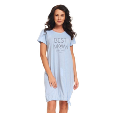 DN Nightwear Best Mom kismama hálóing, világoskék S