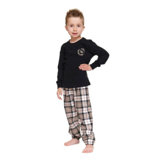 DN Nightwear Dino gyerekpizsama, fekete 134/140