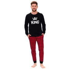 DN Nightwear King férfi pizsama fekete M férfi pizsama