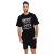DN Nightwear Oldtimer férfi pizsama, fekete M