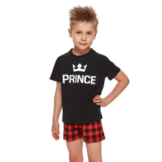 DN Nightwear Prince rövid fiúpizsama, fekete 146