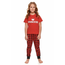 DN Nightwear Princess II lánykapizsama, piros 110 gyerek hálóing, pizsama