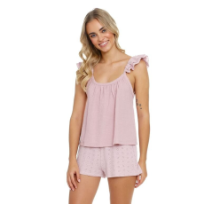 DN Nightwear Susy női muszlinpizsama, rózsaszín S