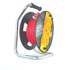 Dobhenger hosszabbító kábel, 4 oszlop, 20 m, 3x2,5 mm hosszabbító, elosztó