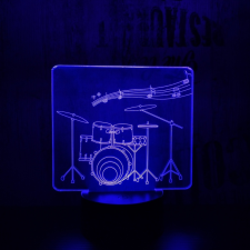  Dobos 3D led lámpa világítás