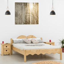 Dobos-Bútor Kft. Harmónia III 180-as fenyő franciaágy ágy és ágykellék