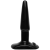 Doc Johnson BLACK BUTT PLUG SMALL
