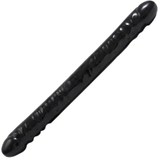 Doc Johnson Dupla dildo XL 45 x 4,5 cm fekete műpénisz, dildó