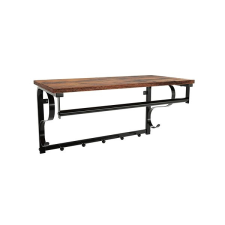 DOCHTMANN Polc mozgatható akasztókkal és konzollal, 60×30 cm bútor