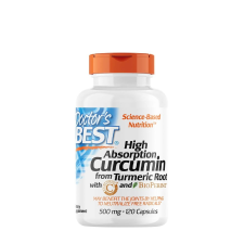Doctor's Best Komplex Kurkumin C3 500 mg kapszula - Curcumin C3 Complex 500 mg (120 Kapszula) vitamin és táplálékkiegészítő