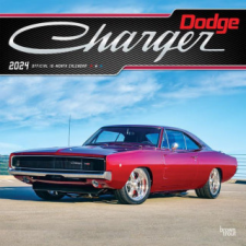  Dodge Charger 2024 Square Foil naptár, kalendárium
