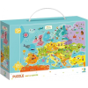 Dodo Európa térkép 100db-os puzzle (DOP300124) (406219)