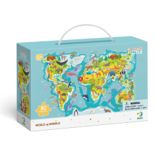 Dodo Világ állatai 80db-os puzzle (DOP300133) (DOP300133) puzzle, kirakós