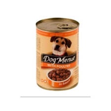 Dog Menu Kutyakaja Konzerv, Szárnyas 415g kutyaeledel
