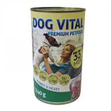 DOG VITAL Dog Vital konzerv nyúl, szív 1240g kutyaeledel