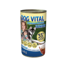 DOG VITAL Junior Konzerv Kutyáknak (Bárány és Rizs) - 1240 g kutyaeledel