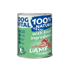 DOG VITAL konzerv 100% Natural Soft Paté Lamb - bárány 400g kutyaeledel