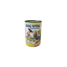  Dog Vital konzerv chicken&carrot – 24×1240 g kutyaeledel