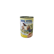 Dog Vital konzerv chicken&carrot – 6×1240 g kutyaeledel