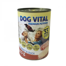  Dog Vital konzerv pulyka, kacsa 415g kutyaeledel