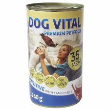Dog Vital konzerv sensitive lamb&rice 1240gr kutyaeledel