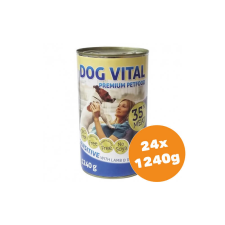 DOG VITAL konzerv sensitive lamb&rice 24x1240g kutyaeledel