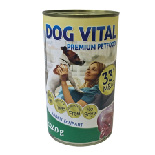 DOG VITAL Rabbit & Heart 1240 g kutyaeledel