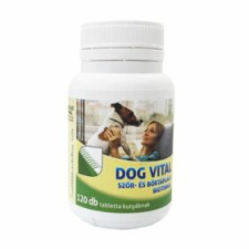 DOG VITAL Szőr - és Bőrtápláló Biotinnal 120db vitamin, táplálékkiegészítő kutyáknak
