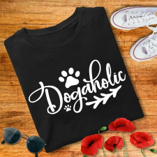 Dogaholic - férfi póló ajándéktárgy