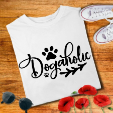 Dogaholic - női póló ajándéktárgy