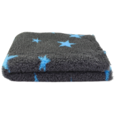 Dogledesign DryBed VetBed A+ - Csúszásmentes kisállatfekhely - grafit-kék csillagokkal szállítóbox, fekhely kutyáknak