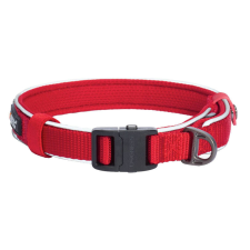  Dogness Kutya világító műanyag nyakörv 45-60cm - Piros (L) nyakörv, póráz, hám kutyáknak