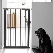  DogSpace Bonie extra magas kutya korlát 105 cm, fém, fekete kutyafelszerelés
