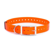 Dogtrace Műanyag nyakörv, narancssárga, 25 mm x 70 cm nyakörv, póráz, hám kutyáknak